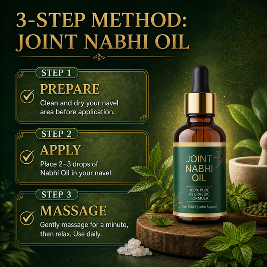 Joint Pain Relief Nabhi Oil (Knees, Back, Shoulder, Feet, Elbows)