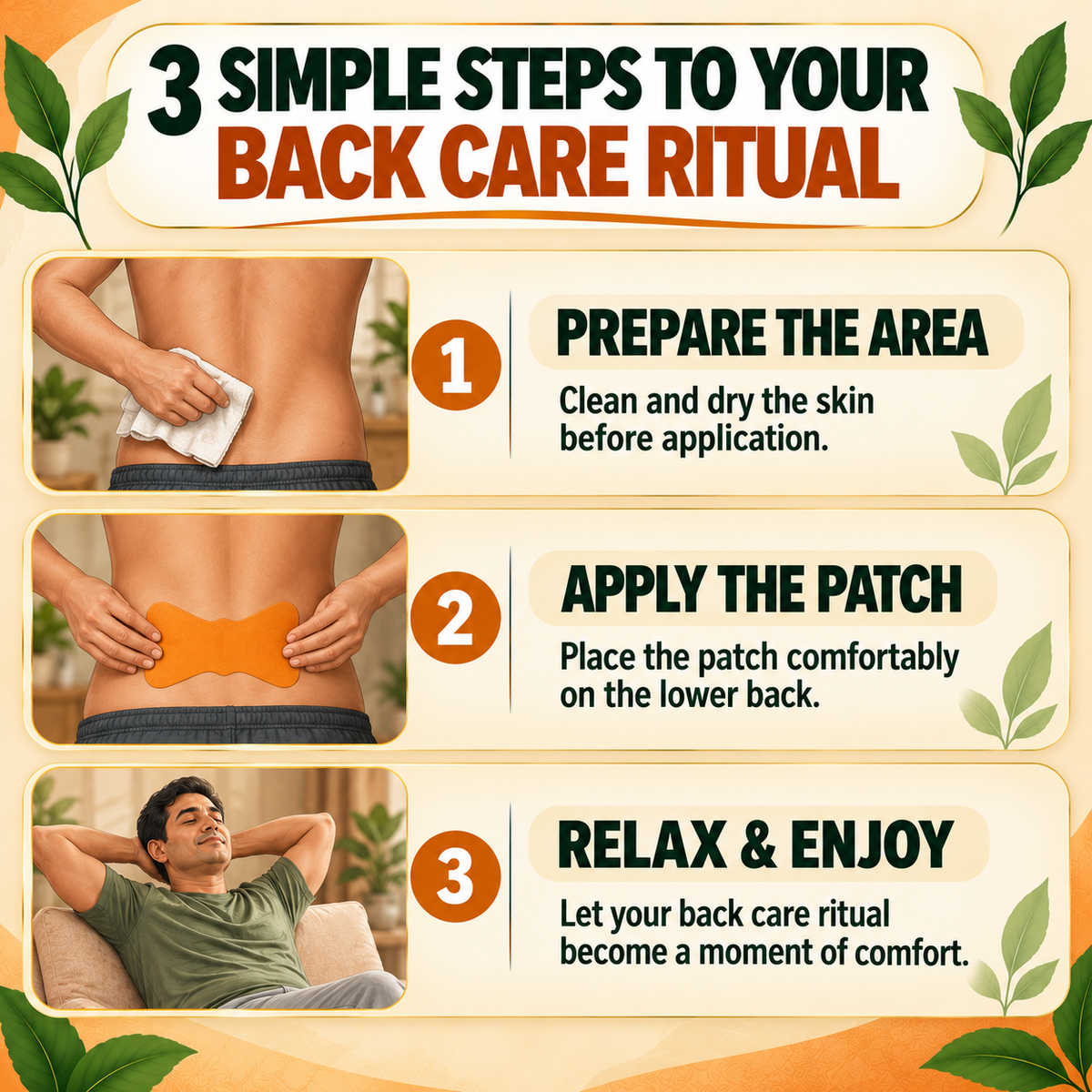 Turmeric Back Shield Pain Relief Patch