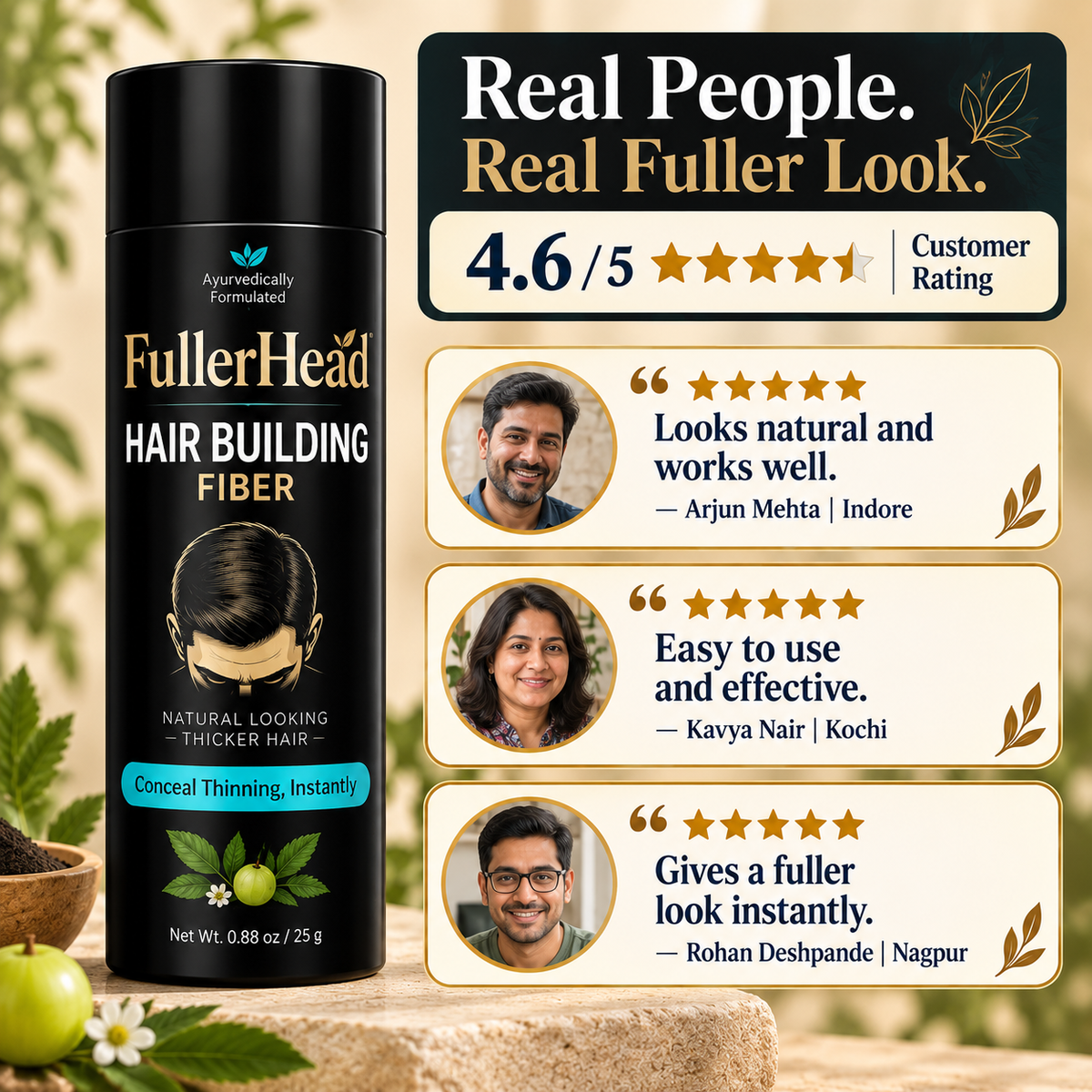 FullerHead - Hair Building Fiber
