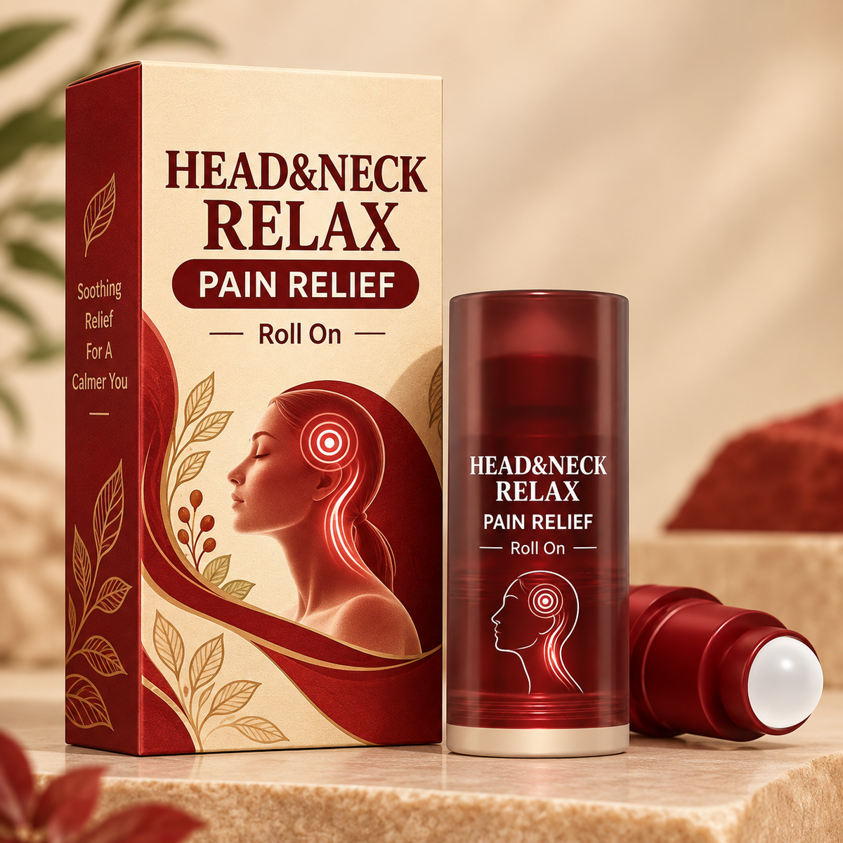 Head&Neck Relax Pain Relief Roll On