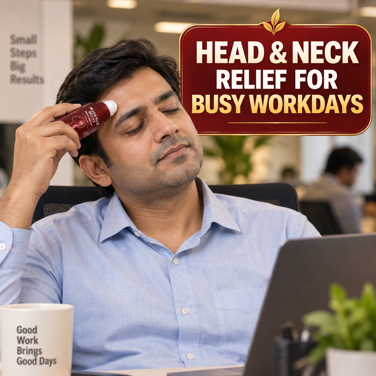 Head&Neck Relax Pain Relief Roll On