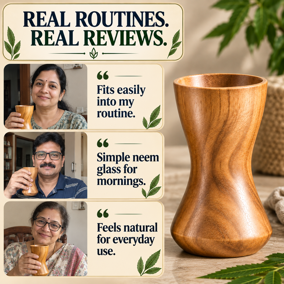 Indica Neem Heartwood Weight Loss Glass