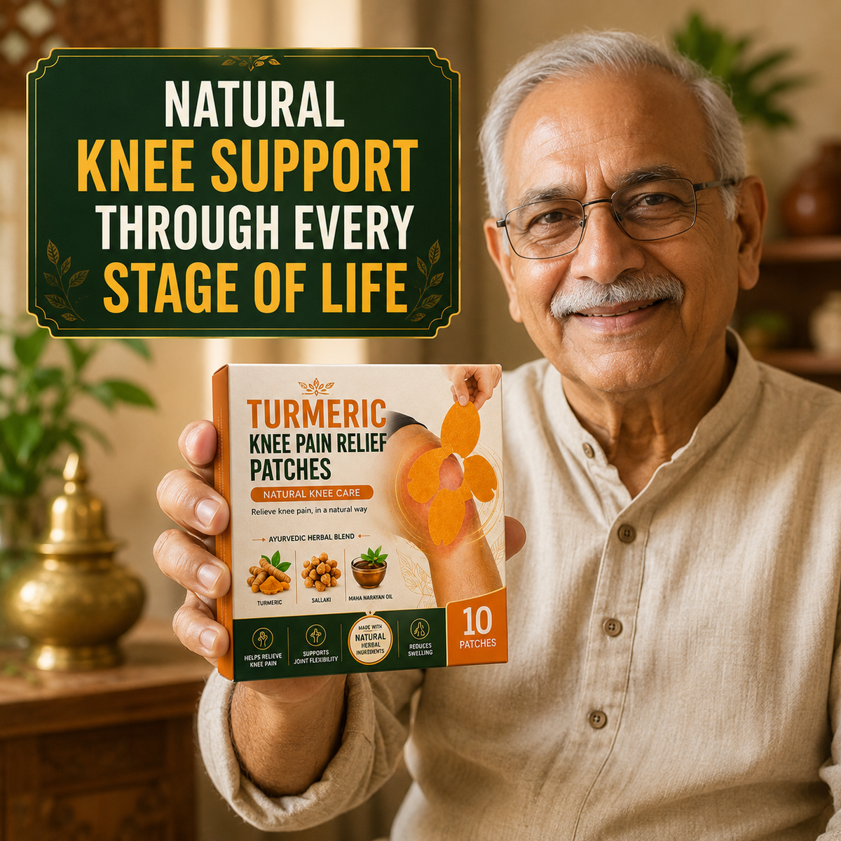Turmeric Knee Pain Relief Patches
