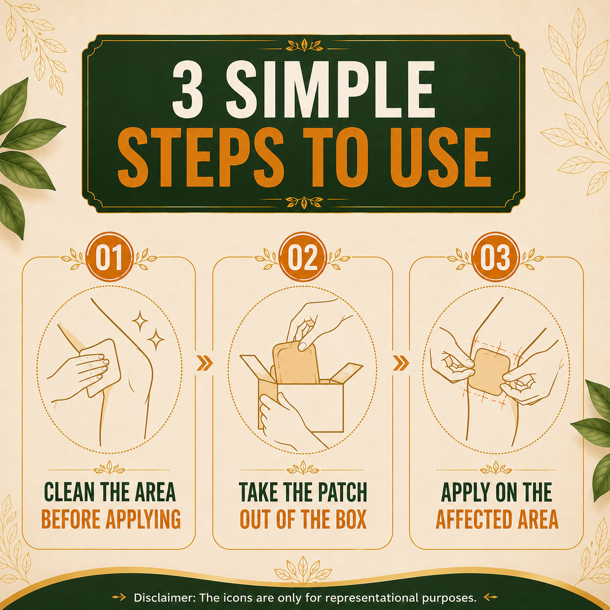 Turmeric Knee Pain Relief Patches
