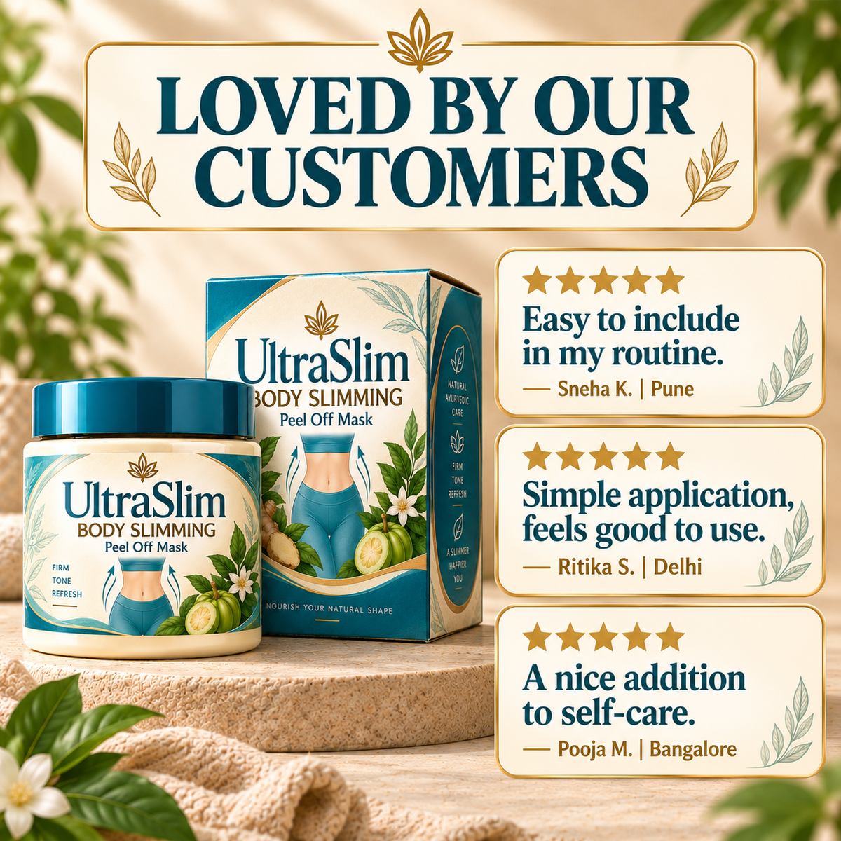 UltraSlim - Body Slimming Peel Off Mask