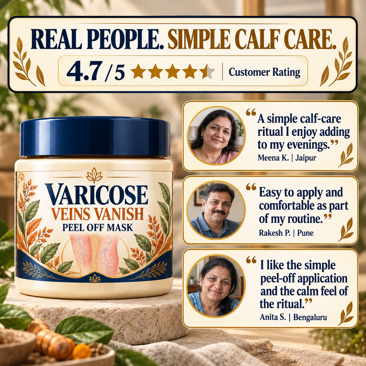 Varicose Veins Vanish Peel Off Mask