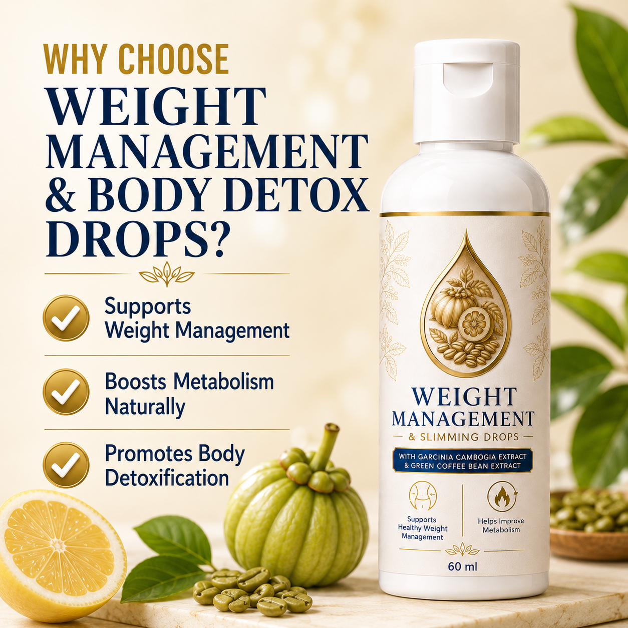Weight Management and Body Detox Slimming water drops