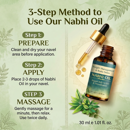 Weight Management and Body Detox Nabhi Oil (All Natural)