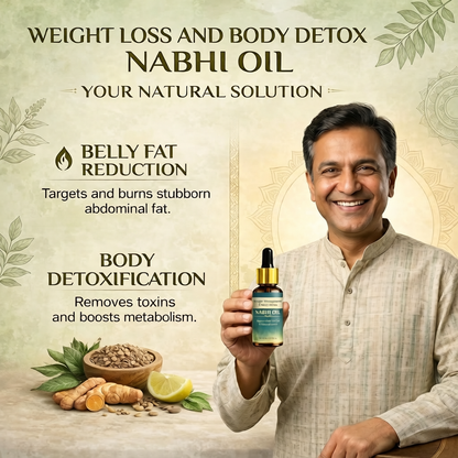 Weight Management and Body Detox Nabhi Oil (All Natural)